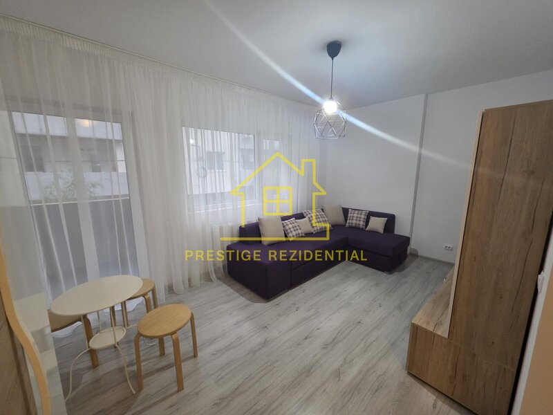 Garsoniera cu bucatarie inchisa Metrou -Pallady, mobilat si utilat complet